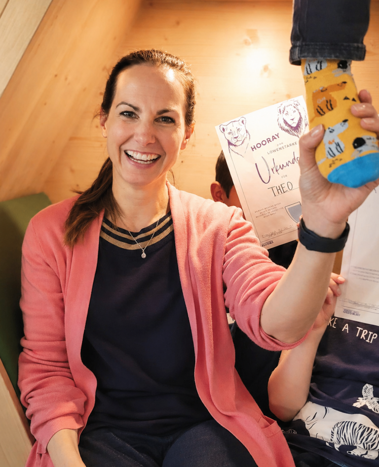 Anja im Kindertraining